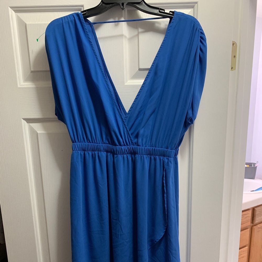 Blue cocktail dress